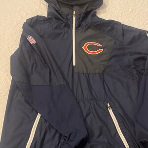 Nike Navy Blue Windbreaker Jacket